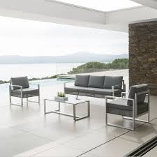 Salon De Jardin Sesimbra Ardoise 5 Places