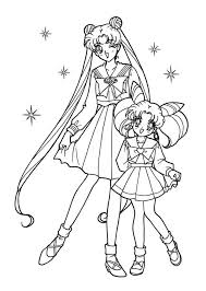 Join in on the fun as i, kimmi the clown, color in my disney princess coloring & activity book from crayola! Printable Sailor Moon Coloring Pages Coloringfile Com