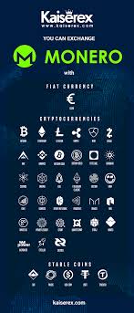 View and analyze over 1600 cryptocurrencies from over 80 exchanges! Monero Is A Power Cryptocurrency At Kaiserex Updated Trading Pair List Of 34 Pairs Including Fiat Monero
