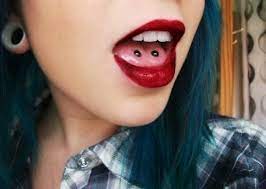 Tongue Piercings Tumblr Venombites Double Tongue Piercing Cute Piercings Face Piercings