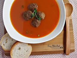 Resepi sup bebola daging simple. Sup Tomato Bebola Daging