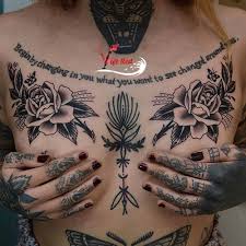Hình xăm trên ngực trái cho nam. 101 Hinh XÄƒm á»Ÿ Ngá»±c Ä'áº¹p Nháº¥t Cho Ná»¯ I Hinh XÄƒm Cho Ná»¯ Viá»‡t Red Tattoo