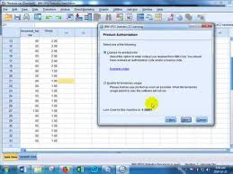 How To Activate Spss And How To Enter Licence Youtube