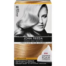 Hair color highlights hair color for black hair brown hair colors red hair zooey deschanel cabello zayn malik temporary hair color color spray high beam. John Frieda Precision Foam Colour Sheer Blonde 8g Medium Golden Blonde Permanent Colour Shop Price Cutter