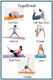 Yoga Break Posters Preschool Elementary School Basic Yoga Poses Yoga Break Yoga Poses