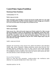 Contoh Pidato Singkat Pendidikan Docx