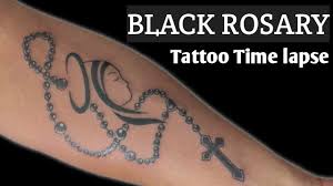 Check spelling or type a new query. Black Rosary Tattoo On Hand Tattoo Time Lapse Youtube