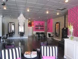 Pretty Pink Black And Gray Salon Beauty Salon Decor Salon Decor Hair Salon Decor