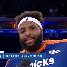 Mitchell Robinson went off for 14 points and 14 rebounds