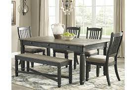 Find stylish home furnishings and decor at great prices! Tyler Creek Dining Table And 4 Chairs And Bench Set Ashley Furniture Homestore