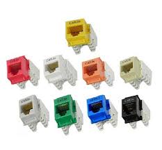 If you using cat6 cable, it should have a separator. Cat 5e Rj45 110 Type Keystone Jacks Networking