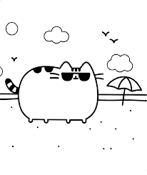 We found these really cute free printable pusheen cat planner stickers to share you could also print these out onto normal printer paper and use them to decorate a journal or notebook! Pusheen Coloring Pages Printable Educative Printable