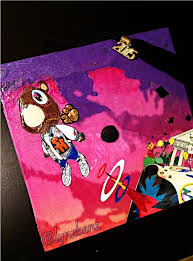 Kanye west graduation album cover genius. Kanye West Graduation Cap Sam Houston State University Kanye West Graduation Cap Kanye West Graduation Graduation Cap
