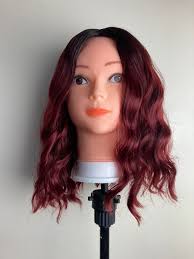 Burgundy Wig,red Wigs,short Bob Wig,wine Red Hair With Black Roots,ombre  Red Wig,short Wine Red Wig,wigs for Women,short Burgundy Curly Wigs