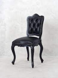 品 名 ダイニングチェア 黒家具 猫脚ダイニングチェア アンティーク調 ゴスロリ サイドチェア 品 番 6085 8l6b 市場参考 業販価格 28 800円 消費税 サイズ w 49cm x d 52cm x h 92 座まで49 cm サ french rococo single chair chair