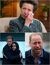 MIDNIGHT TRAGEDY! Princess Anne — the monarchy's last pillar — breaks down  in tears as she confirms an URGENT Palace announcement. Harry and Meghan  are immediately summoned back. Inside the grand hall,