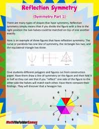 For bilateral symmetry in mathematics, see reflection symmetry. Reflection Symmetry Symmetry Part 1 Geometry Activity Tpt
