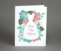 Future Mrs Personalized Card Floral Wedding Shower Card To My Bride Card Flower Wedding Day Ca Bridal Shower Cards Bride Card Personalized Bridal