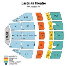 image result for eastman theater seating chart seating