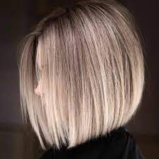 White Blonde Light Brown Highlights Bob Wig Blonde Smoky Shadow Roots Wig Ombre Lace Front Wig Virgin European Human Hair Wig Short Hair Styles Balayage Hair Hair Styles