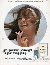Kent Cigarettes Advertisement Tobacco Brand Life Editorial Stock Photo