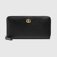 Gucci Leather Zip Around Wallet In 2020 Zip Around Wallet Gucci Wallet Gucci Leather