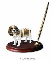 Corneal dystrophy is a genetic disorder which is relatively common in cavalier king charles spaniels. Cavalier King Charles Pen Holder Brown White Animalden Com