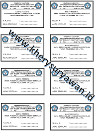 Jika tabel tidak muncul di versi android, coba buka di laptop/desktop. Download Kartu Peserta Mpls Tahun 2021 2022 Kherysuryawan Id