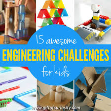 Engineering activities for kids teach a lot of useful skills, like circuits, properties of matter, physics, design, spatial awareness, and more! 15 Engineering Challenges Kids Love Steam Gift Of Curiosity