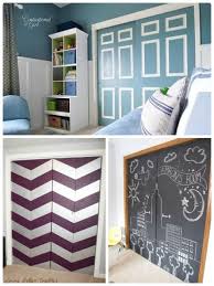 Remodelaholic Bi Fold To Paneled French Door Closet Makeover Closet Doors Painted Painted Closet Bifold Closet Doors