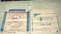 50kg Standard Plastic pp Ad Star Cement Bags With Block Bottom Automatic  Filling Spout Valve and Kraft Paper Inside China
