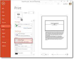 A quick tutorial to help you print the speaker notes along with each slide of a presentation. Print Speaker Notes Powerpoint
