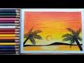 Oil pastel crayons watercolor projects watercolour painting oil pastel drawings art drawings soft pastel art pastel landscape spray paint art chalk pastels. How To Draw Sunsets In Pencil