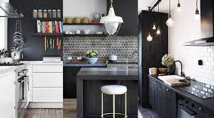 Le noir, blanc et gris est ce qu'on appelle un trio gagnant en déco ! 20 Idees De Cuisine Noir Et Blanc Je Fouine Tu Fouines Il Fouine Nous Fouinons