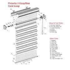 Your blinds will experience normal wear over time but our ultrasonic blinds cleaning will keep them looking great for longer. Diagrams Parts For Hunter Douglas Pirouette Shade