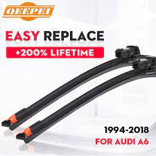 Qeepei Replace Wiper Refill Windscreen Wiper Blades For Audi A6 C4 C5 1994 2001 2007 2018 Windshield Rubber Car Accessorie Windscreen Wipers Audi Wiper Blades