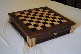 Modern chess set chess table nerd crafts wood games forging metal woodworking projects that sell chess pieces rook blacksmithing. Walnut Chess Board W Drawers Chess Board Wood Chess Wood Chess Board