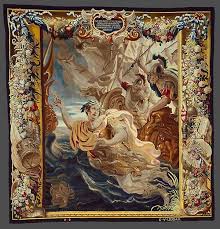 Caesar Throws Himself Into The Sea From The Story Of Caesar And Cleopatra The Art Institute Of Chicago Art Textile Tapestry Modern Tapestries