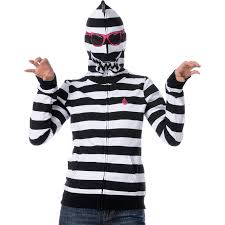 Volcom Highwear Black White Full Zip Face Mask Hoodie Zumiez Zip Face Hoodies Hoodie Zumiez