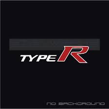 type r decal vtec logo sticker type