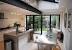 Beams In Kitchen And Living Room