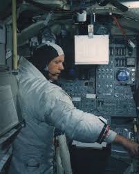 Neil Armstrong At The Commander S Position In Eagle Apollo Space Program Space Flight Nasa Space Program