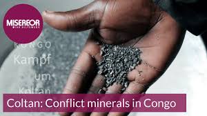 Blend of columbite +‎ tantalite. Coltan Conflict Minerals In Congo Youtube