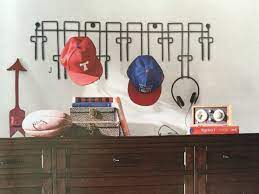 Styling Wall Mounted Hat Rack Cool Wall Decor Kid Room Decor