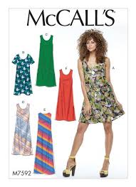 M7592 Mccall S Patterns Dress Sewing Patterns Clothes Sewing Patterns Mccalls Sewing Patterns