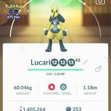 Lucario is a fighting & steel pokémon which evolves from riolu. Pokemongo Shiny Lucario For Sale Pokemon Go Pogo Video Gaming Gaming Accessories On Carousell