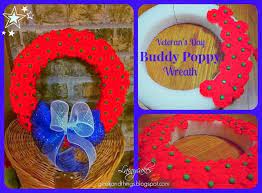 Lainycakes Patriotic Buddy Poppy Wreath For Veteran S Day Poppy Wreath Buddy Poppy Poppy Craft