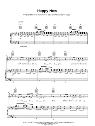 Kygo Happy Now Piano Sheet Music Digital Print Spartiti Musicali Spartiti Per Pianoforte Musica