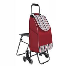 Lxy Shopping Cart Climbing Stairs Folding Luggage Cart Trolley Car With Chairs Portable Shopping Cart Trolley Cart Portable Shopping Cart Trolley Cart Stroller