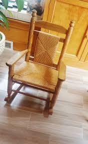 Vintage Cracker Barrel Rocking Chair For Kids Childrens